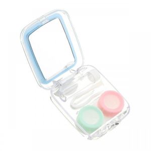 shopping משקפי קריאה Mini Lens Travel Case Box Container Kit Set Holder Simple W/ Mirror