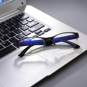 SHUAIDI&reg; Half-frame Anti-blue Light Blue-ray PC Lightweight Presbyopic Reading Glasses 8018