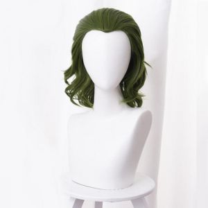 shopping פיאות ותוספות שיער Joker Arthur Fleck Joaquin Phoenix Cosplay Wig Curly Green Hair