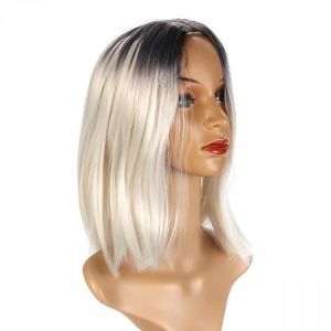 shopping פיאות ותוספות שיער Bobo Short Hair Women&#039;s Triple Dyed bobo short Wig Short Wigs For Women