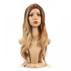 Women Wig Full Wavy Hair Extensions Heat Resistant Synthetic  7