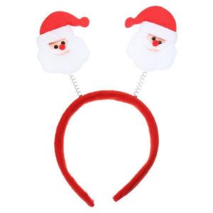 shopping פיאות ותוספות שיער Festival Decor Christmas Headwear Mixed Style Xmas Headbrand Hair Accessory