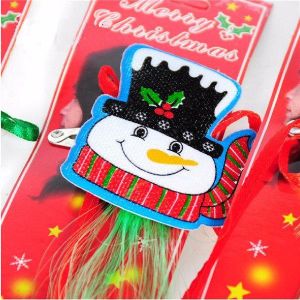 shopping פיאות ותוספות שיער Cute Santa Christmas Xmas Hair Clip Party Accessories Decoration 4 Styles