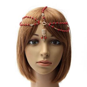 Elegant Charming Retro Beads Crystal Hairband Pearl Headband Hair Accessories