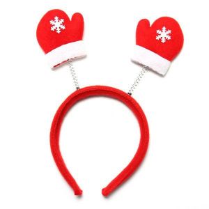 shopping פיאות ותוספות שיער Christmas Santa Snowflakes Headbrand Hair Band Accessories