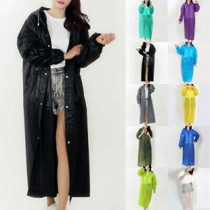 Waterproof Raincoat Thickened Women Men Rain Coat For Fall Jacket Rainwear Long
