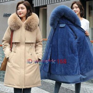 UK Women Quilted Padded Puffer Bubble Hooded Zip Coat Winter Lightweight Jacket