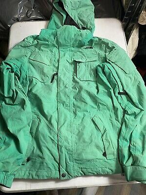 The North Face Green Waterproof Rain Jacket / Coat Size Medium Women’s - P2P 19”