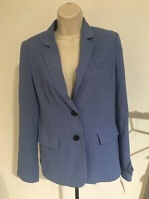 New Jack Wills Ladies Blue Full Lined Jacket Blazer Size 10