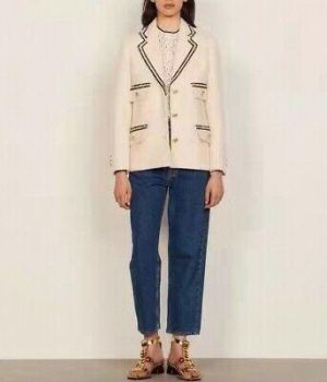AUTH Sandro Tweed tailored jacket