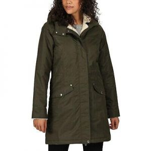 Regatta Womens Rimona Waterproof Insulated Hooded Parka Jacket Coat - 8