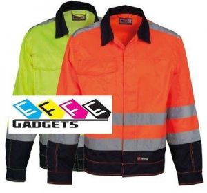 Payper SAFE HI-VI Giacca da Lavoro Giubbino Alta Visibilità Multistagione Unisex
