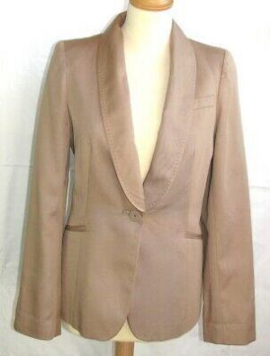 COMPTOIR DES COTONNIERS - Jacket Blazer Beige Cotton Pinkish Size 38 - Excellent