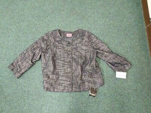 Hobbs Jacket Size 16 Navy Niva Swing Jacket Duo Textured Blend.