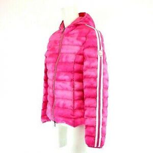 Como No. 1 Women's Jacket Quilted Hood Pink Lightweight Puffer 36 Np 199 New