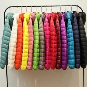 Women's 90% Duck Down Jacket Ultralight Ladies Hoodie Short Hooded Puffer Coat