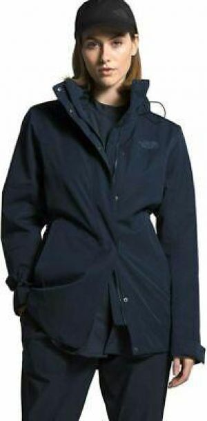 The North Face Women's Westoak Hooded Waterproof City X-Small, Urban Navy