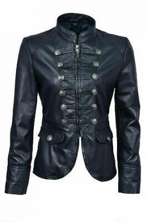 Neu Damen Echt Lammleder Echtleder Jacke Damen Slim Fit Biker Schicht WJ021