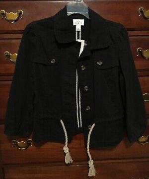 Ann Taylor Loft Navy Cotton Jacket 6
