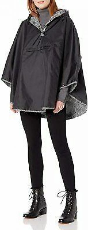 Totes Women's Reversible Rain Poncho