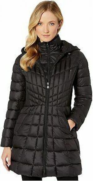 BERNARDO Women's Glossy Nylon Primaloft Jacket