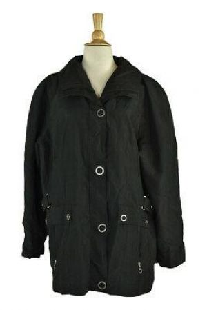 DressBarn Women Coats & Jackets Jackets 14 Black Polyester