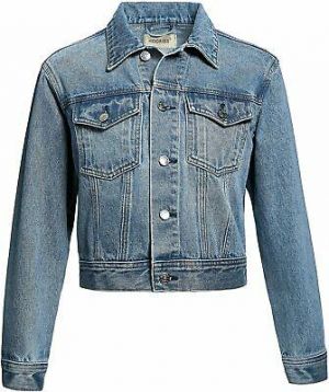 Women&#039;s Cropped Fit Casual Denim Jacket Vintage-Inspired Jean Coats