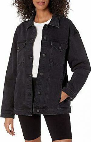 The Drop Women&#039;s Andrea Oversized Denim Jacket