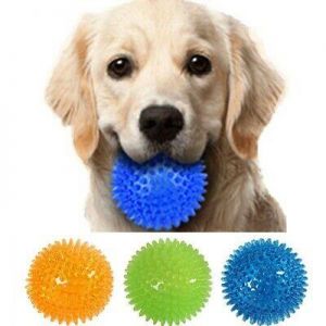 Pet Dog Toys Cat Puppy Sounding  Tooth Cleaning Ball Training Pet Teeth Chewing