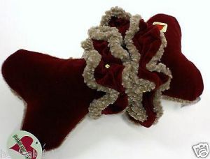 HOLIDAY DOG SCRUNCHY WITH BELLS CANINE MATCHING PLUSH TOY DRESS UP YOUR PET LG