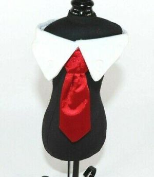 Doggie Design - Mia Michelle Interchangeable Satin Tie and Collar Set XS X Small