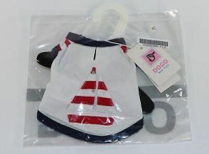 Dog Pet Animal Clothes Sailboat Tank Size XXS XX Small DOGO