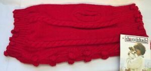 Vo-Toys Votoys Doggiduds Dog Cotton Blend Knit Cherry Red Sweater 10-14" Small