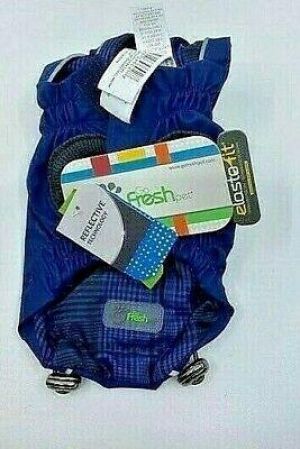 NWT GO FRESH PET REVERSIBLE DOG RAINCOAT - 3XS (Small Toy Breeds)