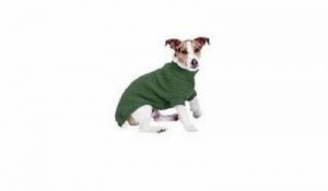 shopping ציוד לחיות מחמד Vo-Toys Votoys Doggiduds Dog Acrylic Knit Olive Green Sweater 18-21" Large