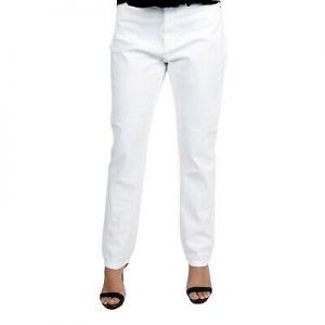 JOVIE White Mid to High Rise Skinny Stretch Jean L Cotton Breathable Elastic