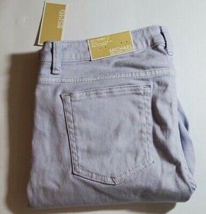 76-5 Izzy Skinny NWT/NEW MICHAEL KORS Size 12- light quartz lavender