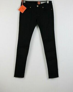 GOOD GENES HER 2 VIRGIN Women W28/L33 Slim Fit Stretch Black Jeans 22222