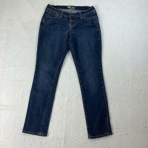 Old Navy Jeans Womens 2 Short Blue The Flirt Straight 5 Pocket Denim