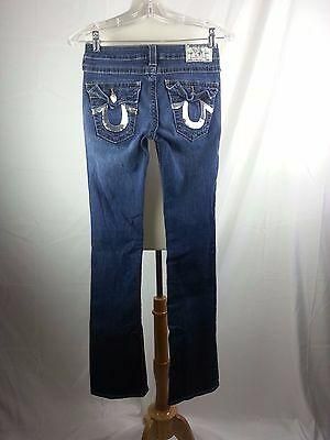 True Religion Hi-Rise Boot Women&#039;s Blue Denim Jeans 28 x 32