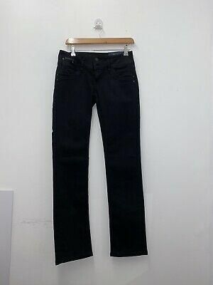 LTB Genuine Denim Black Slim Straight Mid Rise Jeans Size W27/L32 #23