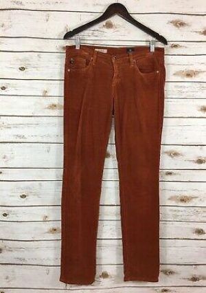 shopping מכנסיים Woman&#039;s AG Adriano Goldschmied Size 28R Stevie Slim Straight Corduroy Orange