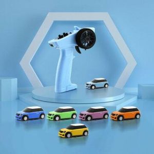 Turbo Racing RTR 1/76 2.4G RWD Fully Proportional Mini RC Car LED Light Vehicles Model Kids Children Toys