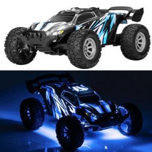 S658 1/32 2.4G 4CH Mini RC Car Dual Motor Off Road Vehicles Kids Child Toys with LED Light Model