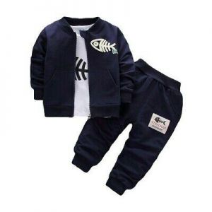 Set Cartoon Children's Clothing Pure Cotton Casual Sportswear Kids Clothes Suit