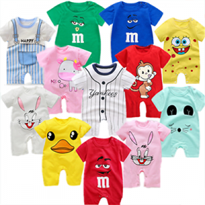 Newborn Infant Baby Boy Girl Kids Cotton Romper Jumpsuit Bodysuit Clothes Outfit