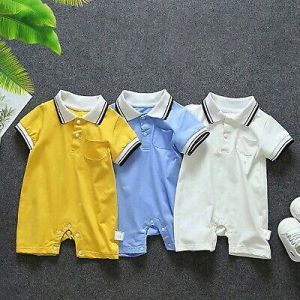 Newborn Infant Baby Boy Girl Kids Cotton Romper Jumpsuit Bodysuit Clothes Outfit