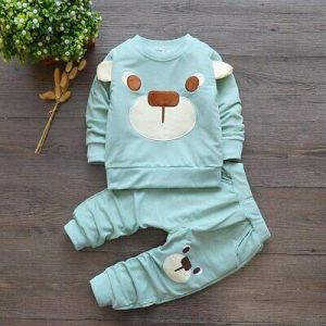 Baby Boys Girls Clothes 2pcs Outfit Pullover top+Pants Infant Kids Clothing