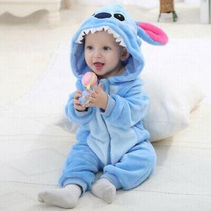 Newborn Hooded Romper Baby Boy Girl Kids Jumpsuit Bodysuit Clothes Outfits Warm