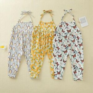 Infant Kids Baby Girls Vest Romper Tank Jumpsuit Floral Summer Casual Clothes